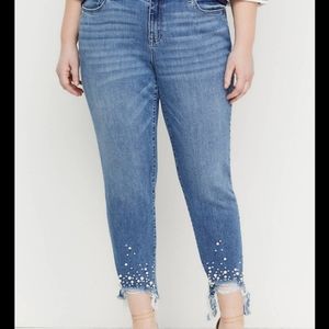 Lane Bryant Girlfriend Crop Jeans